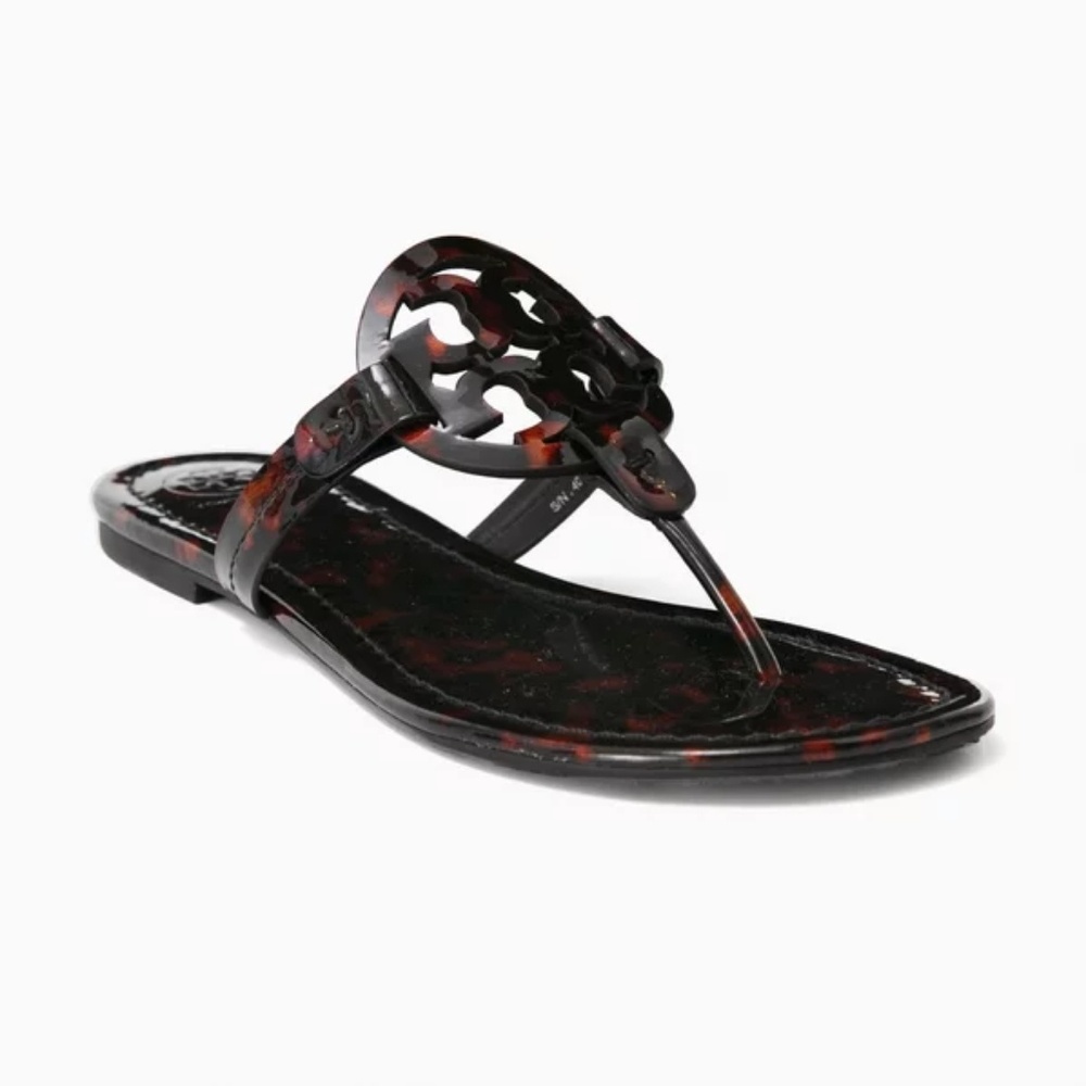 SOLD Tory Burch Miller Tortoise Shell Size 9 NIB - Picture 3 of 5